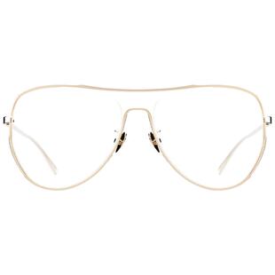 希腊镂空双梁大框近视眼镜可配度数男潮飞行员镜框女显瘦修颜神器