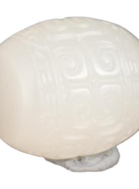 回纹珠单珠新疆和田玉