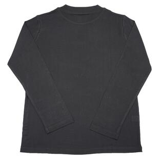 亲肤透气加捻100%桑蚕丝长袖T恤黑色显瘦圆领领时尚百搭休闲