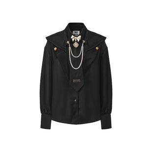 【春节不打烊】WEANCHEAM/未未姆 2025秋季经典三合一衬衫女