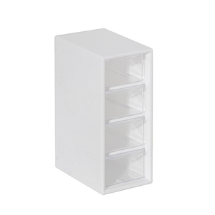 四宫格收纳小抽屉 桌面通用墙面可挂洞洞板收纳配件杂物置物盒