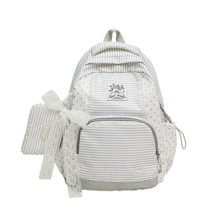 韩系书包原创小众冷门不撞款ins风大容量初中生女生双肩包女肩包