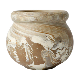 球形陶瓷小花盆迷你可爱透气多肉陶盆圆球山乌龟绿植盆栽陶土创意