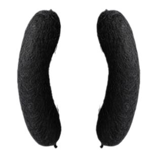 儿童汉服假发包古风盘发发髻秃子乐女古装薄款扁牛角日常两侧垫发