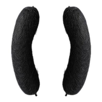 儿童汉服假发包古风盘发发髻秃子乐女古装薄款扁牛角日常两侧垫发