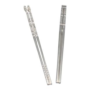 纯银筷子 银勺子 银碗 手工 实心 云南雪银坊999千足银 纯银餐具