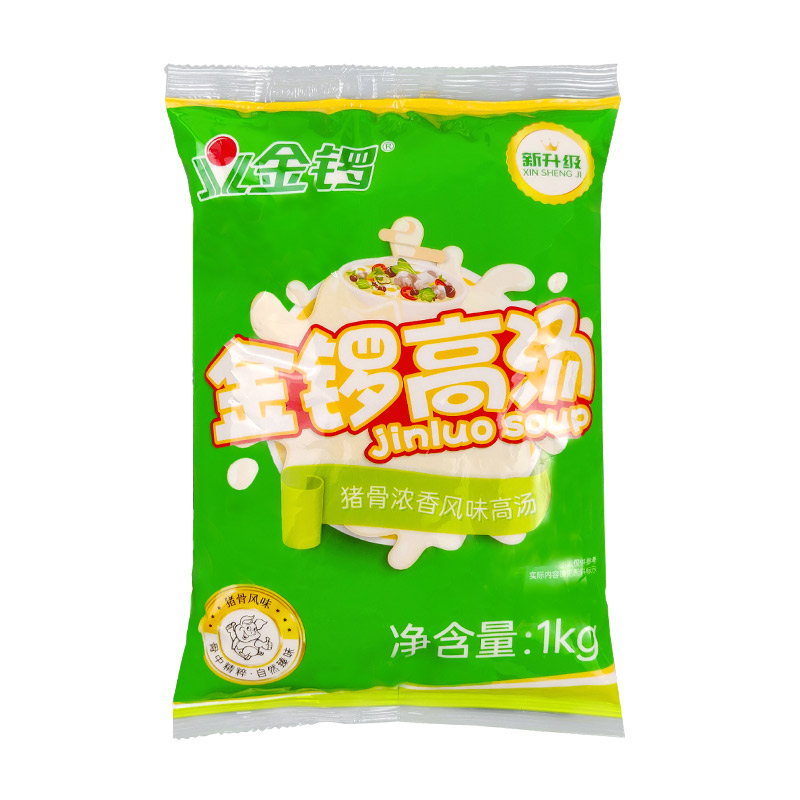 金锣浓香猪骨高汤1kg大骨白汤浓汤骨汤膏麻辣烫汤底商用增白浓缩