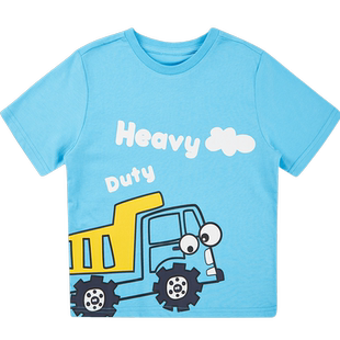 歌瑞家童装男童短袖t恤夏装新款半袖夏季纯棉夏款打底洋气乐友