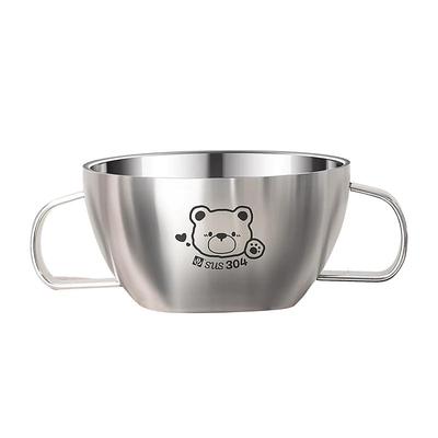 母婴级316不锈钢儿童双耳碗