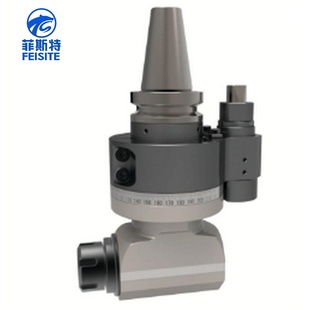 角度头侧铣头数控铣头CNC双向铣头角度铣头BT50-ER25直角铣头定制