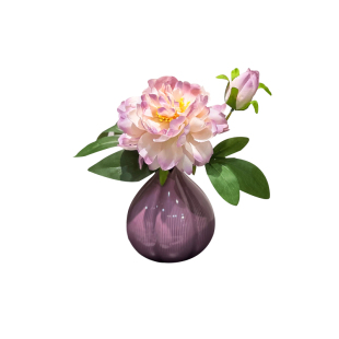 洋葱艺术感陶瓷小花瓶摆件客厅插花假花桌面入户玄关装饰干花花器