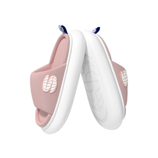 chikoku蜂巢绒拖鞋厚底女居家居吸湿透气速干乳胶垫开口棉拖情侣