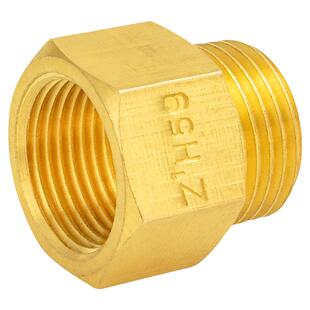 压力表补芯转换接头变径接头内外丝异径铜配件m14-20公制4分螺纹