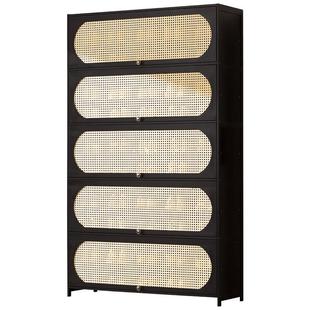 鞋柜家用门口大容量2025新款室内入户门玄关柜外楼道走廊鞋架实木