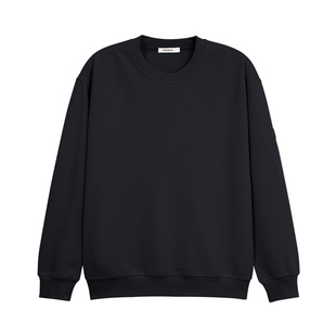 BODYDREAM华夫格肌理感卫衣圆领套头衫秋冬百搭男休闲长袖上衣