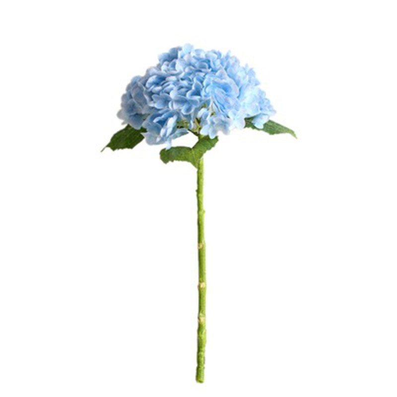 高质软装仿真保湿手感绣球花假花客厅炫关装饰茶几花束白绿色蓝色