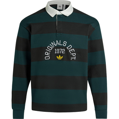 Adidas/阿迪达斯正品三叶草男士宽松刺绣针织翻领POLO衫KF5068