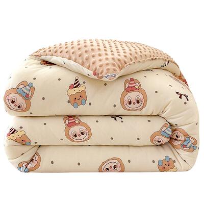 无印良品A类豆豆绒大豆春秋冬被