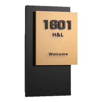 亚克力定制高端别墅庭院门牌