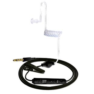 特种兵单线单耳机隐形入耳式防缠绕有线防辐射螺旋管降噪战术耳机