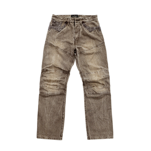 西里布美式复古直筒重工水洗做旧帆布工装裤男卡其重磅牛仔非rrl