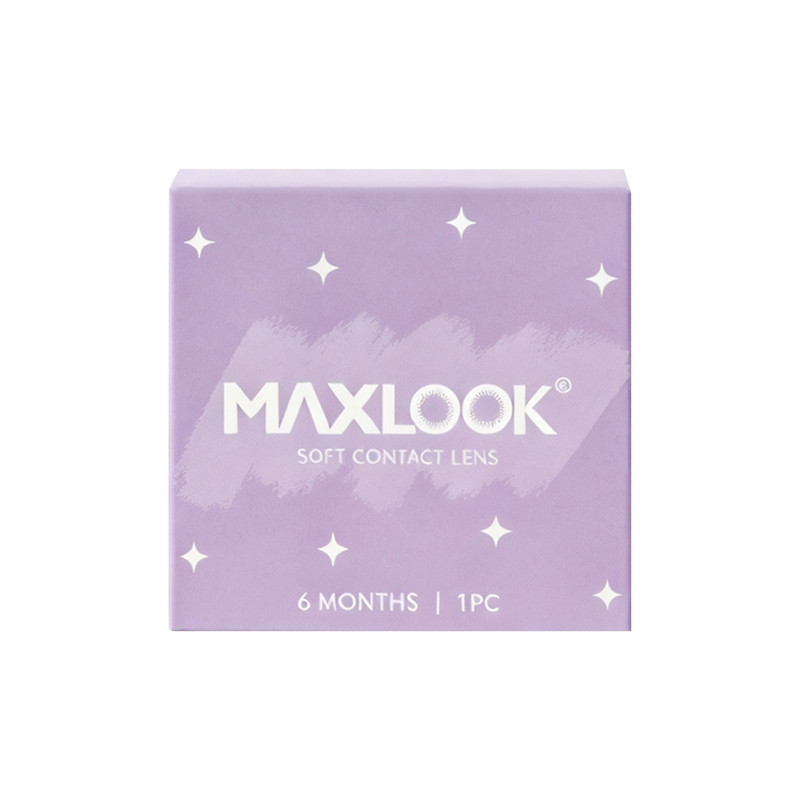 MAXLOOK美瞳半年抛2片新比基尼近视隐形眼镜彩色美瞳盒装