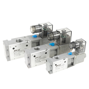 气动二位三通电磁阀换向阀3V110/3V210/3V310-06/08/10-NC/NO常闭