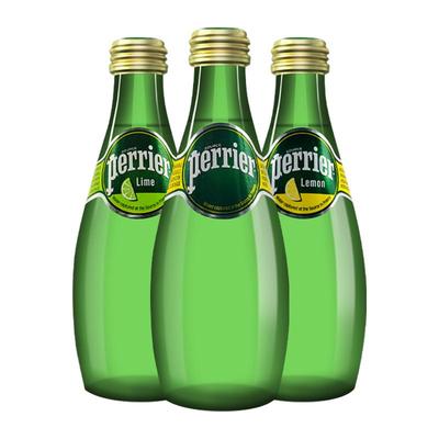 perrier法国进口青柠苏打水饮料