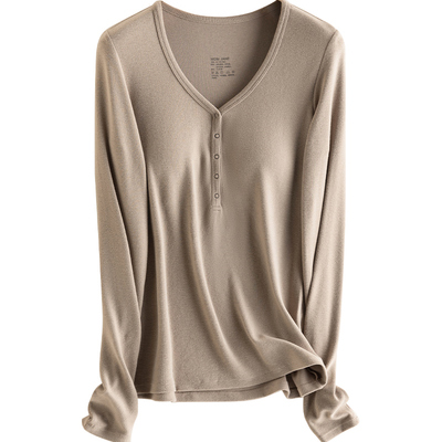 MomJane冬季长袖德绒哺乳上衣