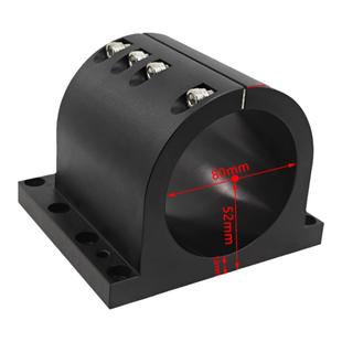 雕刻机主轴抱箍固定座电主轴62mm80mm125mm150mm安装支架抱座夹具