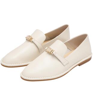 73hours女鞋理想周末2026春季新款平底单鞋软底一脚蹬两穿乐福鞋