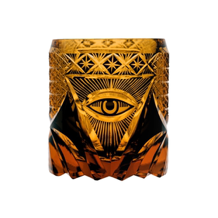 AURA'S上帝之眼江户切子高级感小众手工洋酒杯水晶玻璃威士忌酒杯