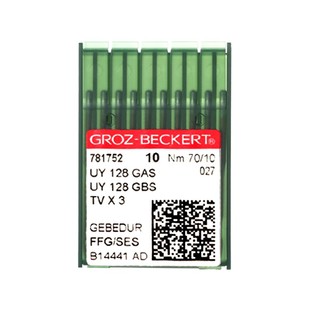 格罗茨进口机针UY128GAS隔热镀钛针金针 RUT坎车绷缝机 冚车机针