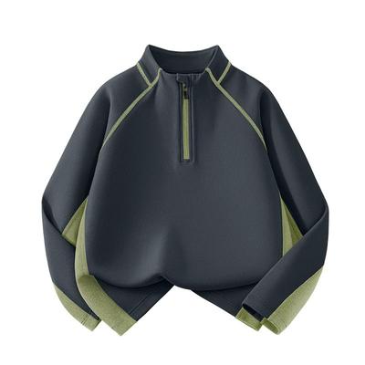 男童自发热打底衫德绒长袖