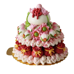 上供许愿花馍佛前元宝馒头庙里六月六祭祖贡品佛道仙花饽饽重阳节