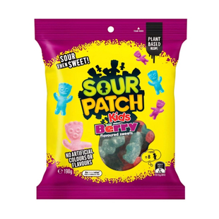 酸味软糖Sour Patch酸粉糖酸甜小人软糖儿童零食代购学生小零食
