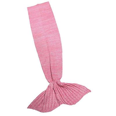 美人鱼尾毛毯鱼尾巴毯秋冬毯子