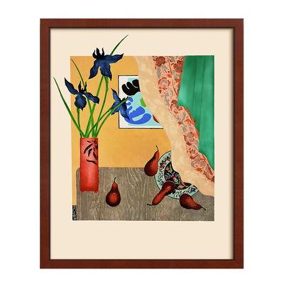 《浅粉闲趣》法式中古风静物挂画