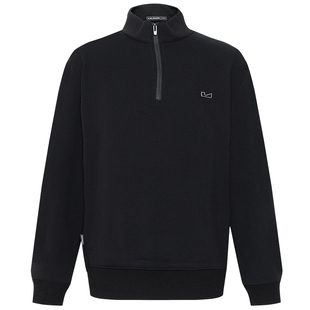 【远红外/加绒】利郎官方半高拉链领卫衣男士2025冬季厚款T恤男装