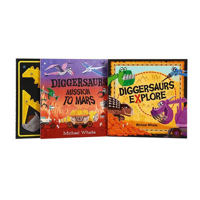 小彼恩点读书恐龙工程车3册