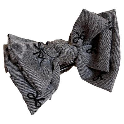 儿童双蝴蝶结丸子夹芭蕾公主风