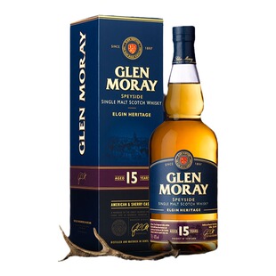【高地】格兰莫雷15年英国原装单一麦芽威士忌正品行货Glen Moray