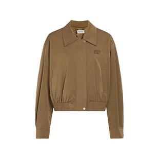 FIVE PLUS春季外套女短款时尚翻领夹克高级通勤风上衣美拉德