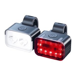 适用喜德盛山地自行车夜骑灯超亮强光前灯尾灯公路车原装骑行装备