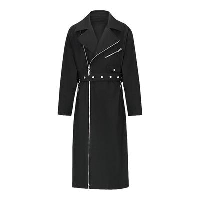 小众设计潮牌解构毛呢外套春秋