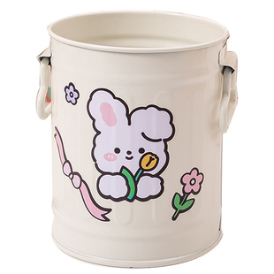 【复古铁艺】金属可爱笔筒ins创意装放笔的大容量书桌收纳盒儿童男孩女孩学生多功能摆件艺术笔桶办公室桌面