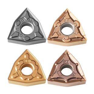 桃型外圆车刀WNMG080404-DF/-BF/-BM/-BR 钢件不锈钢断屑刀片