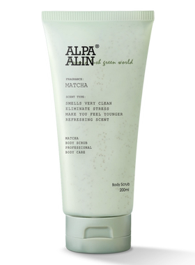 AL奶绿磨砂膏夏伯雅莲alpaalin