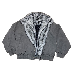 现货】美式狼王双层翻领座山雕外套加厚冬季保暖夹克棉服cleanfit