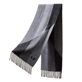 海澜之家围巾男士2025新款时尚保暖围脖送爸爸礼物送老公生日礼物